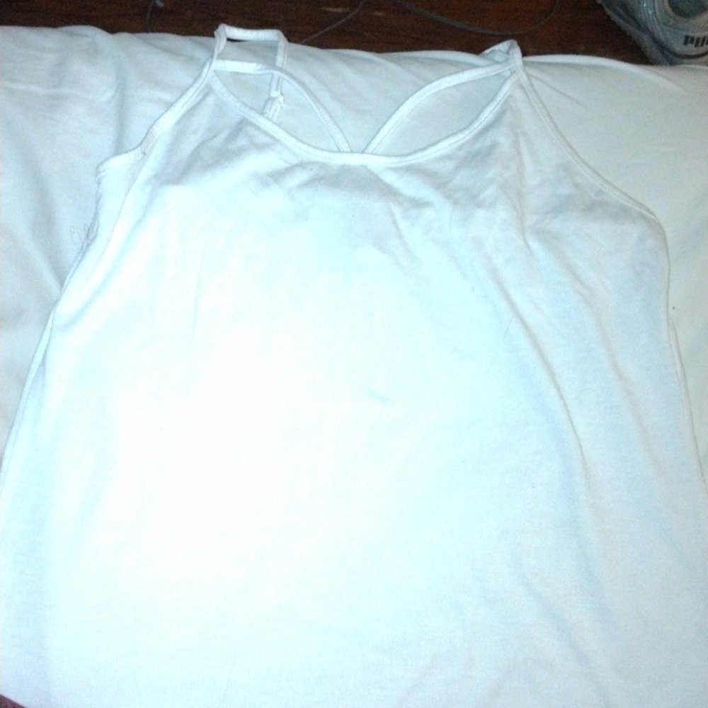 White tank top